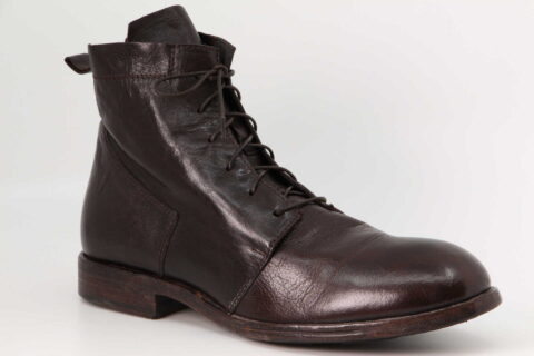 Schnürstiefelette testa di moro