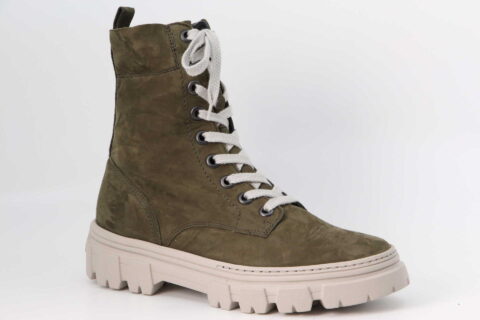 Stiefelette olive