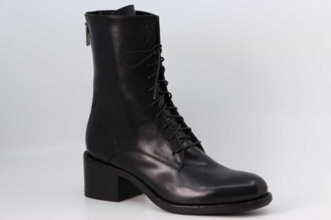 Schnürstiefelette schwarz