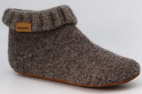 Knit Boot braun mele