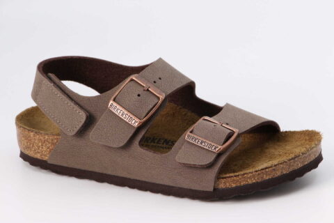 Milano Kids Velcro schmal mocha