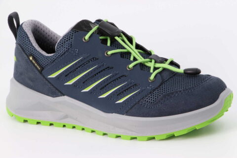 Axos GTX Lo Junior stahlblau / limone