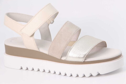 Sandalette leinen / panna