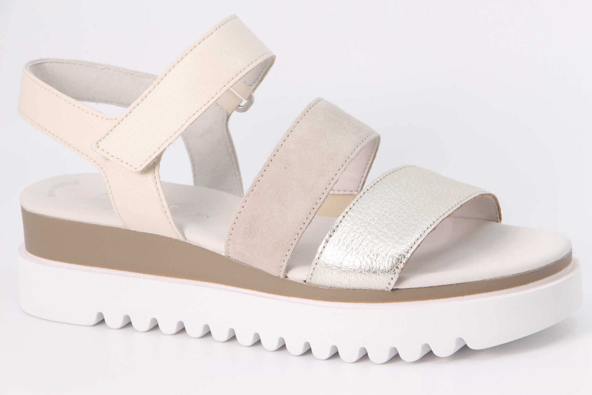 Sandalette leinen / panna