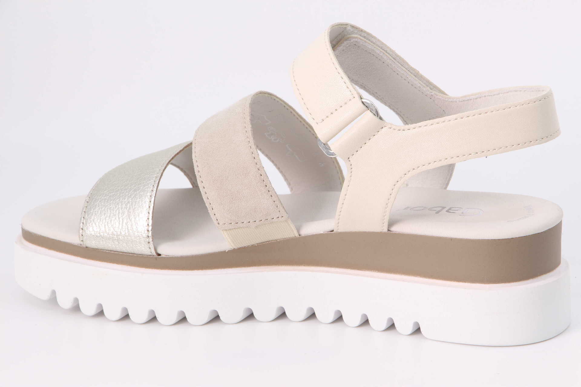 Sandalette leinen / panna – Bild 2