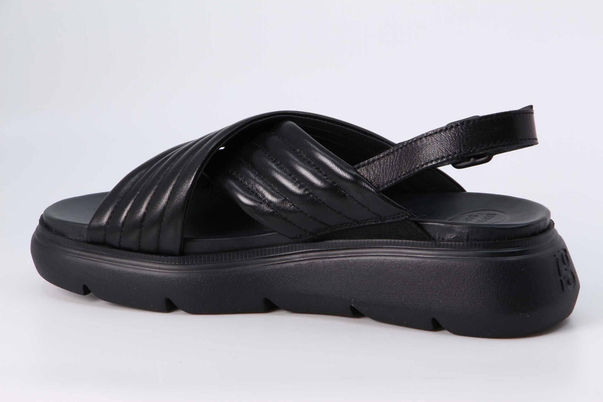Sandale Plateau schwarz – Bild 2