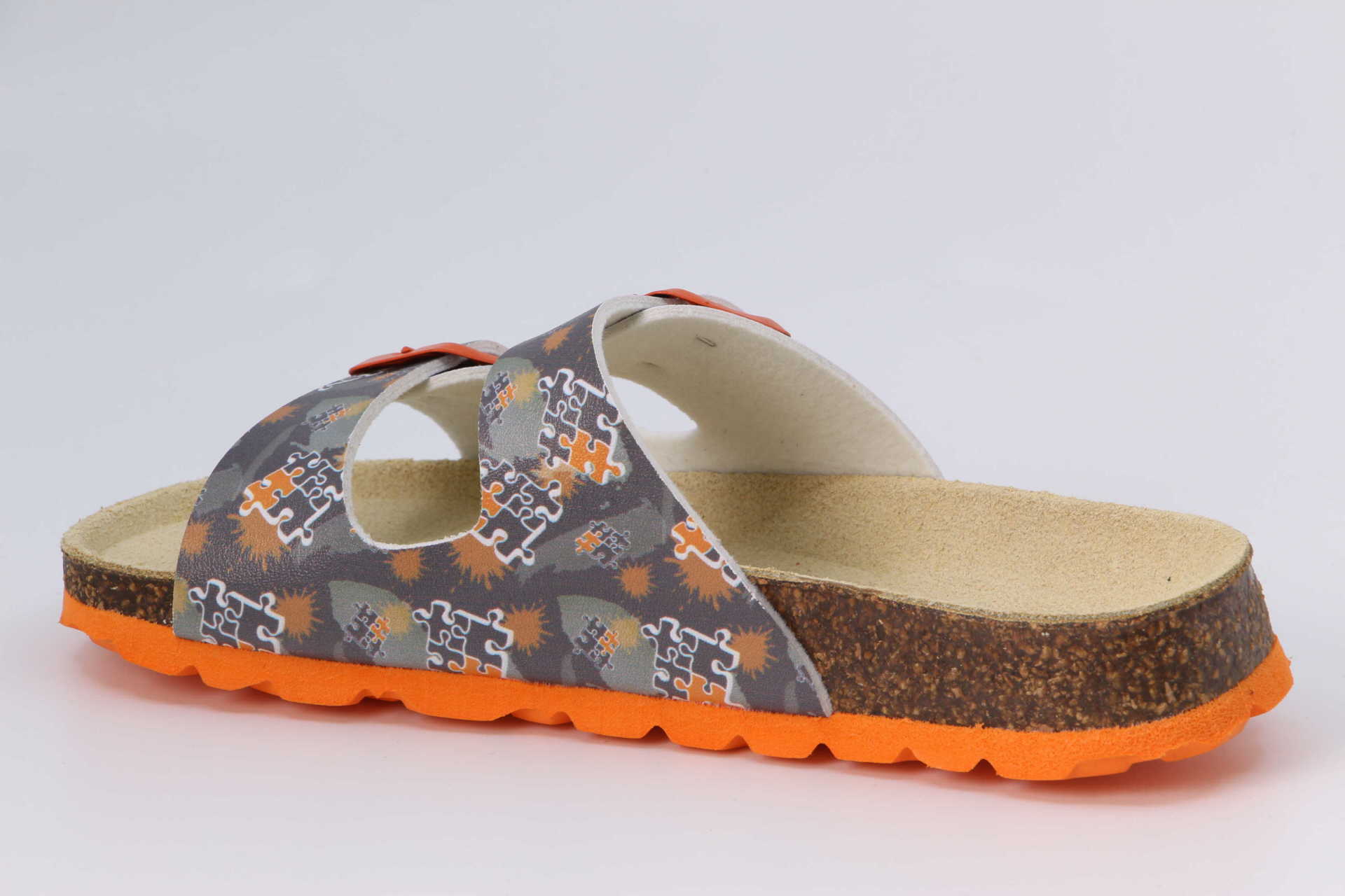 Finken Puzzles grau / orange – Bild 2