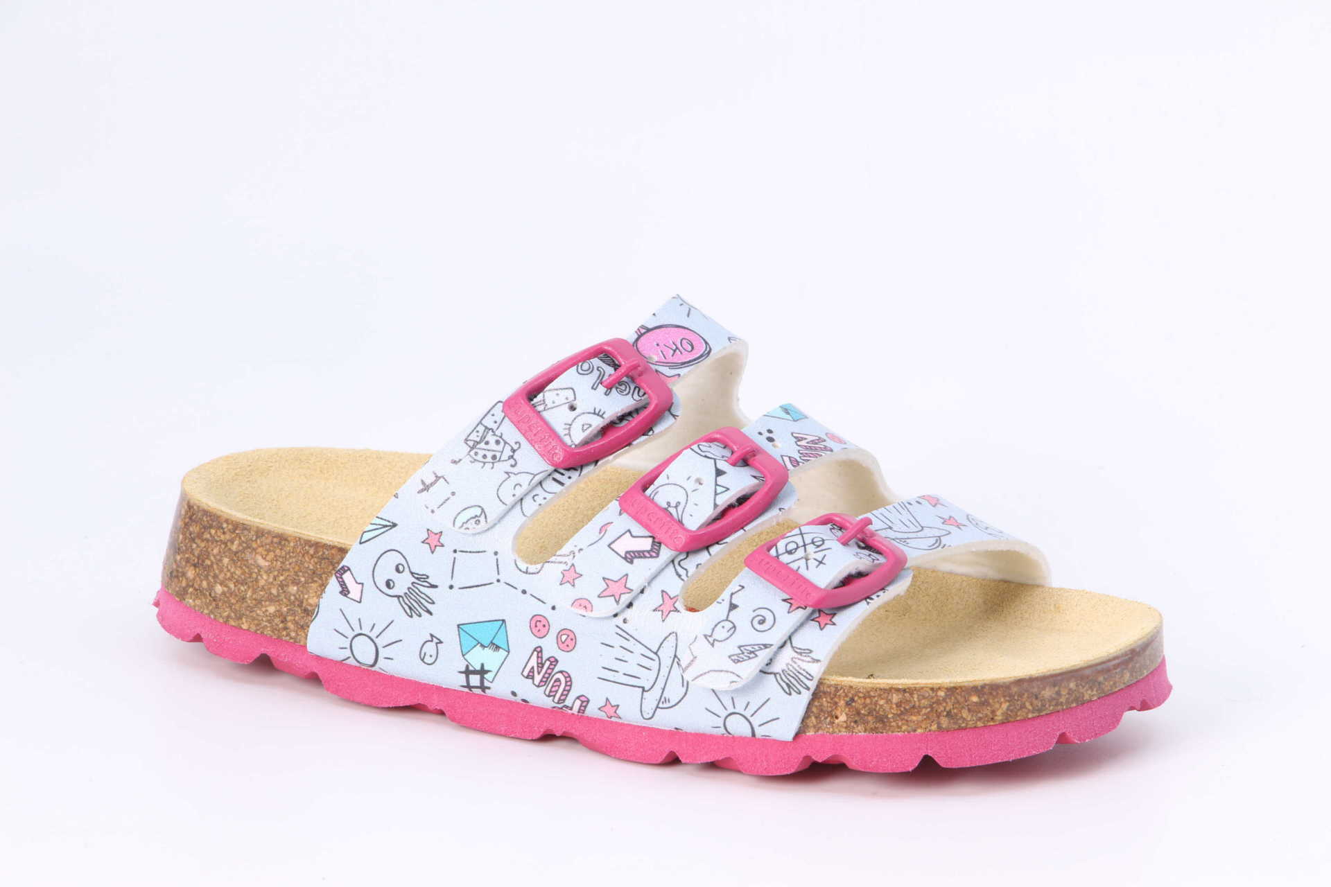 Finken hellgrau multi