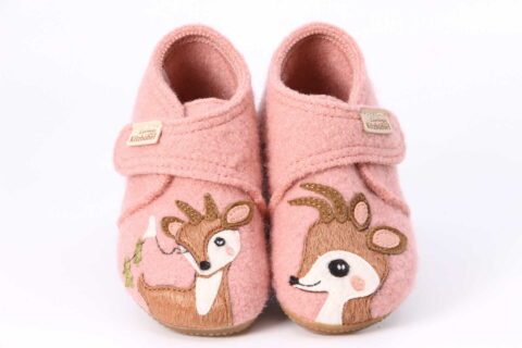 Filzfinken Reh peach