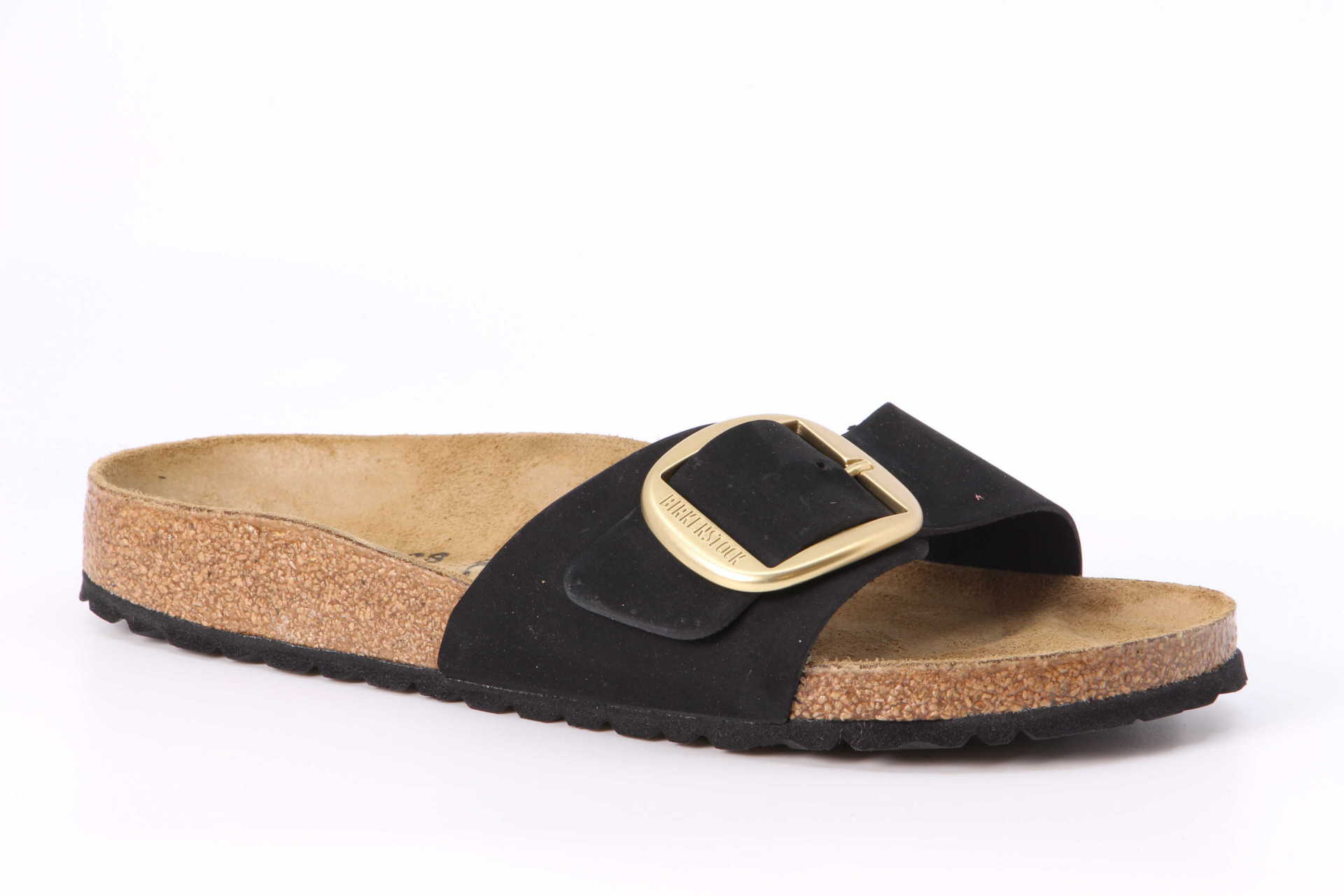 Madrid Big Buckle schmal schwarz