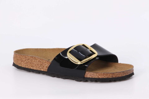 Madrid Big Buckle schmal schwarz