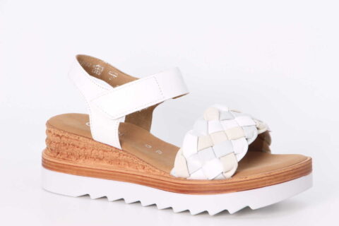 Kreta weiss / mint / creme