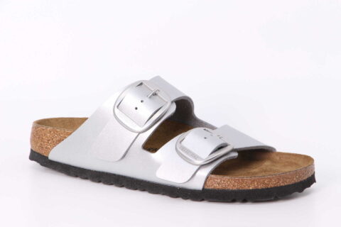 Arizona Big Buckle schmal metallic silver