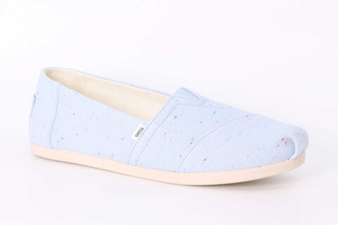 Alpargata with Cloudbound pastelblue speckled