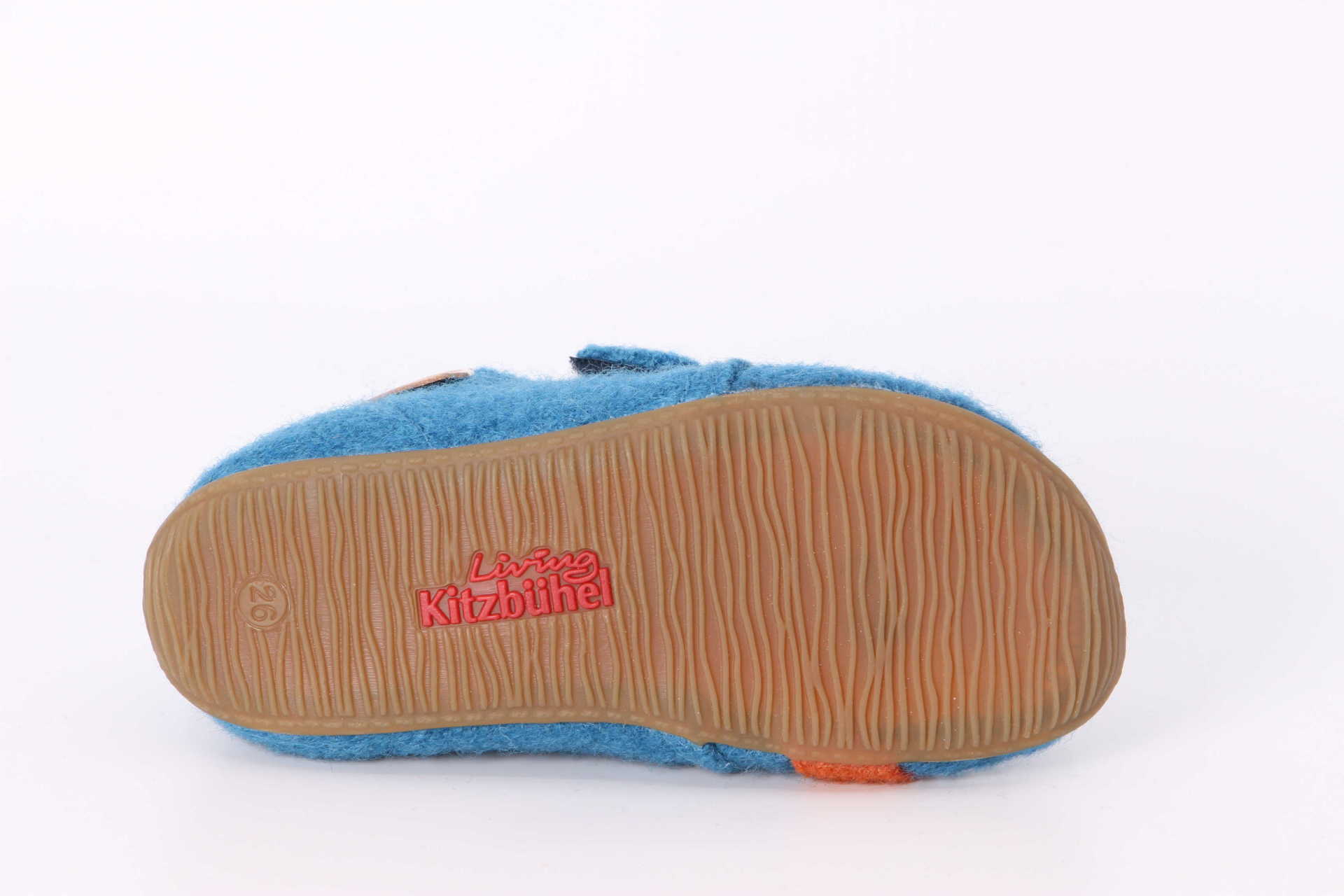 Filzfinken Hündchen mit Schal lions blue – Bild 3